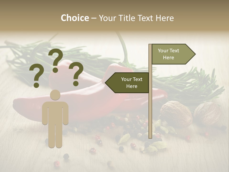 Cinnamon Cardamon Rosemary PowerPoint Template