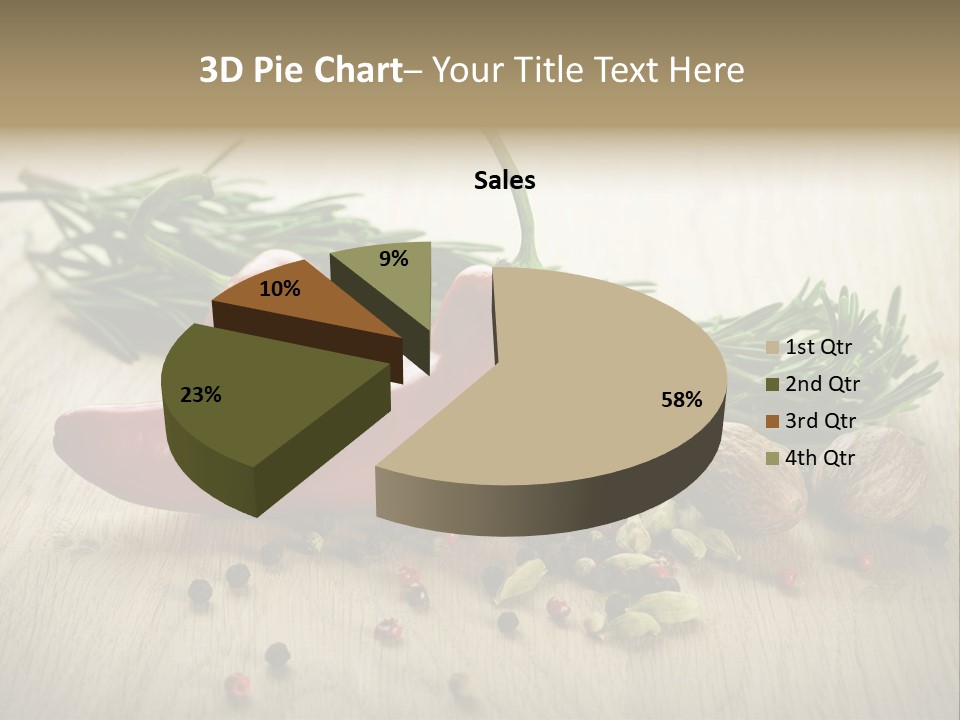 Cinnamon Cardamon Rosemary PowerPoint Template