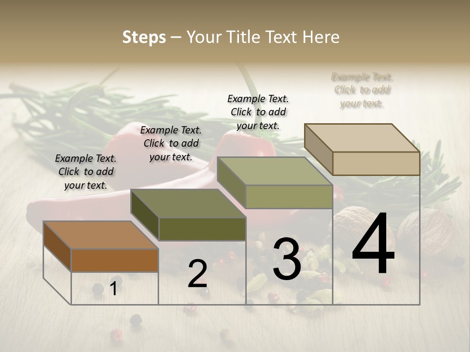 Cinnamon Cardamon Rosemary PowerPoint Template