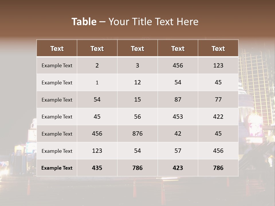 The Statue Of Liberty Is Lit Up At Night PowerPoint Template