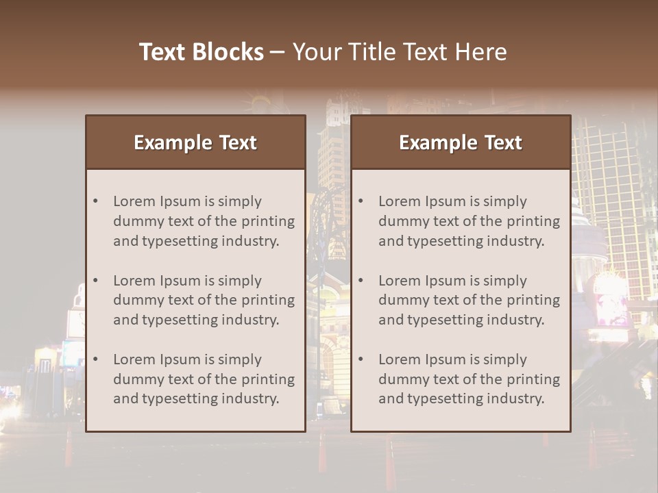 The Statue Of Liberty Is Lit Up At Night PowerPoint Template