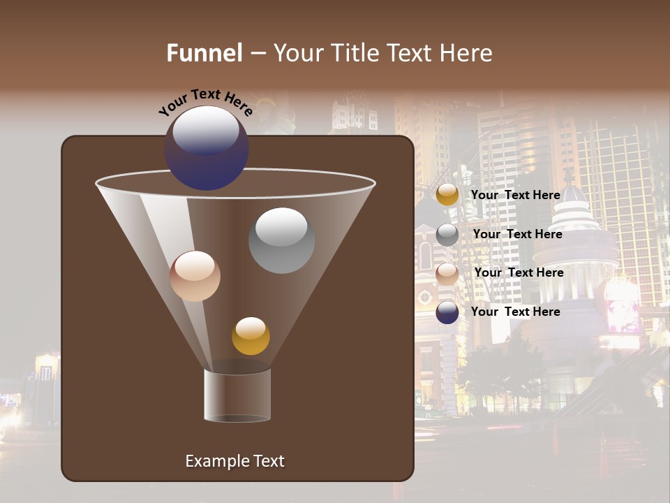 The Statue Of Liberty Is Lit Up At Night PowerPoint Template