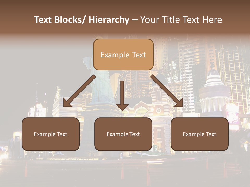 The Statue Of Liberty Is Lit Up At Night PowerPoint Template