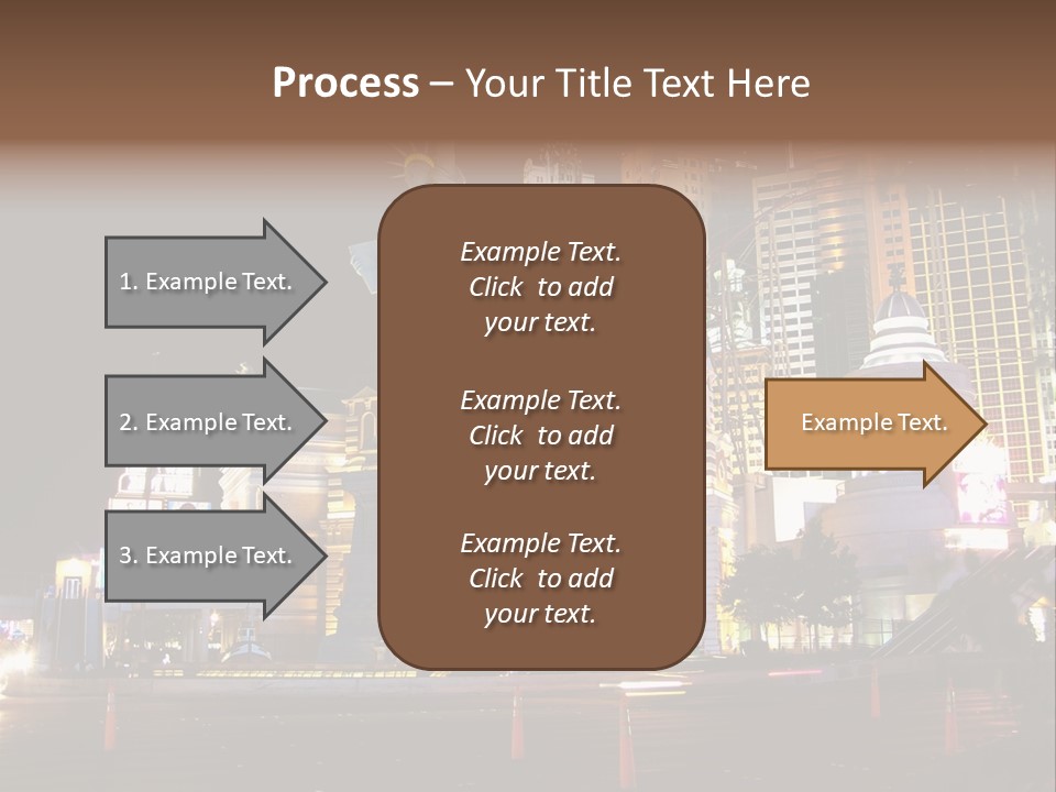 The Statue Of Liberty Is Lit Up At Night PowerPoint Template