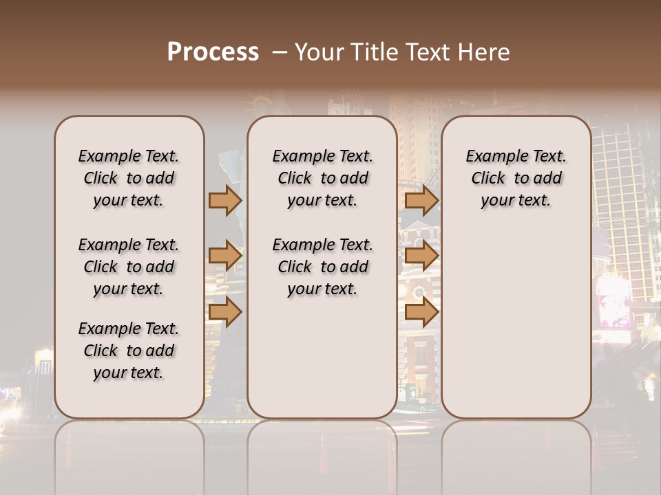 The Statue Of Liberty Is Lit Up At Night PowerPoint Template
