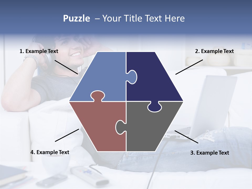 Gift Child Elephant PowerPoint Template