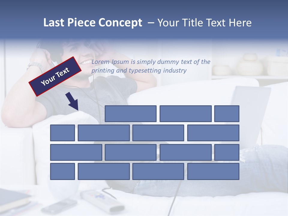 Gift Child Elephant PowerPoint Template