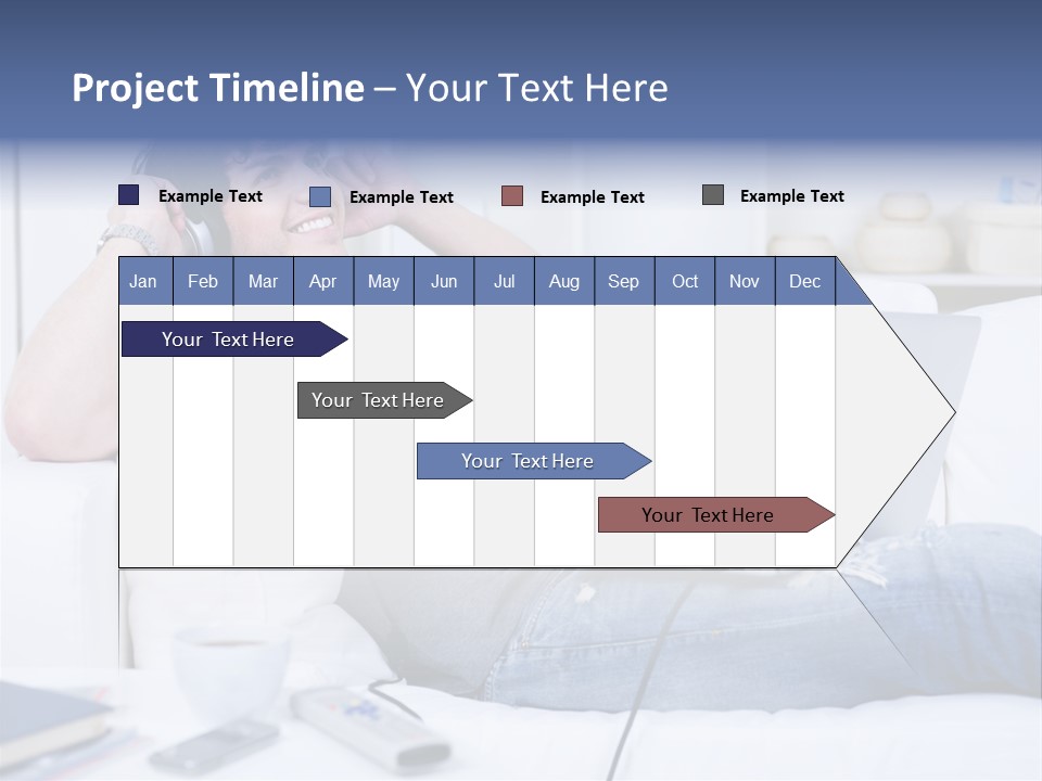 Gift Child Elephant PowerPoint Template