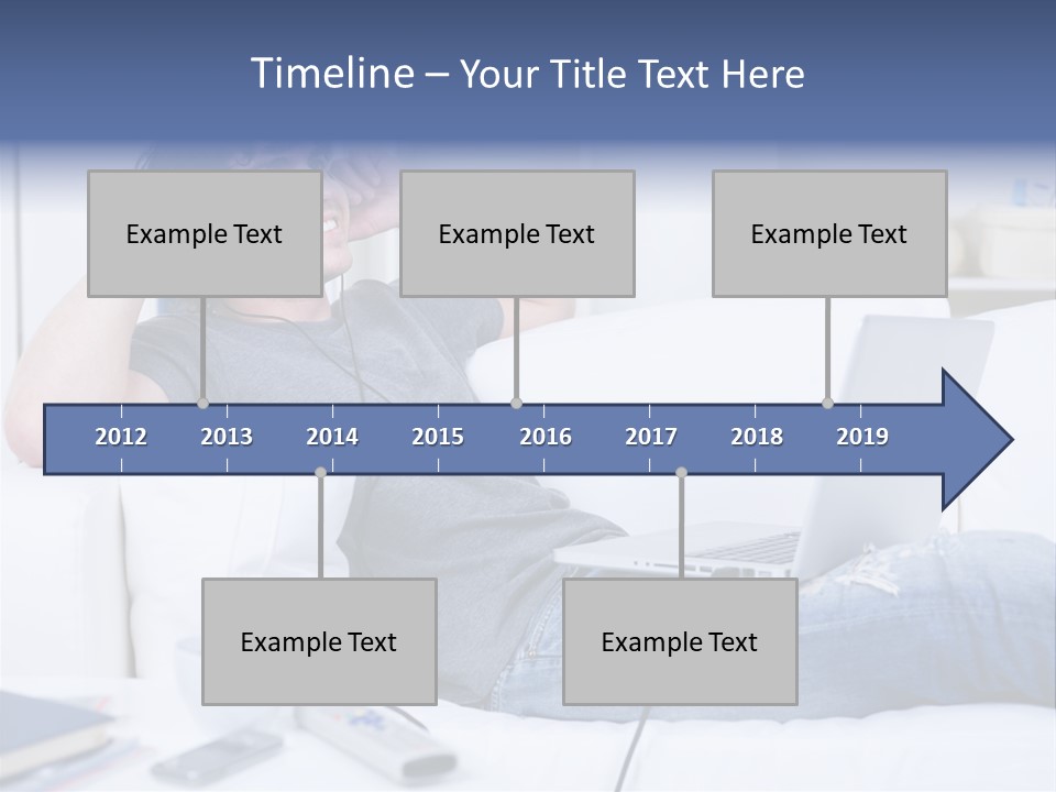Gift Child Elephant PowerPoint Template
