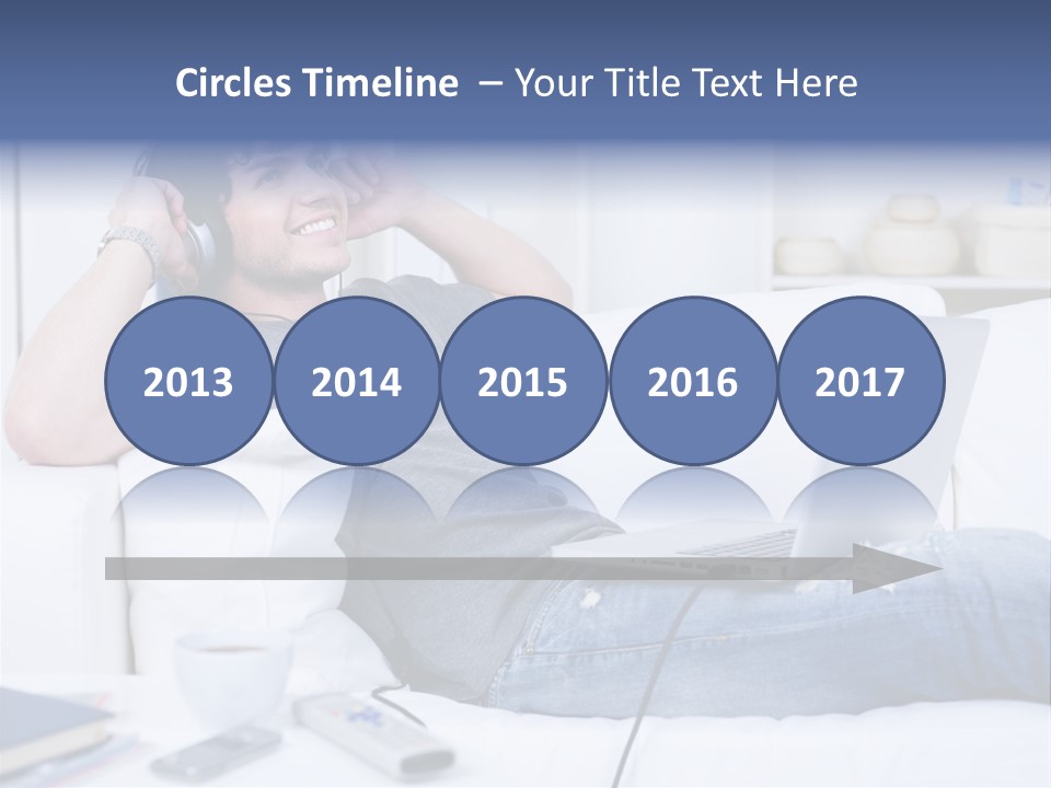 Gift Child Elephant PowerPoint Template