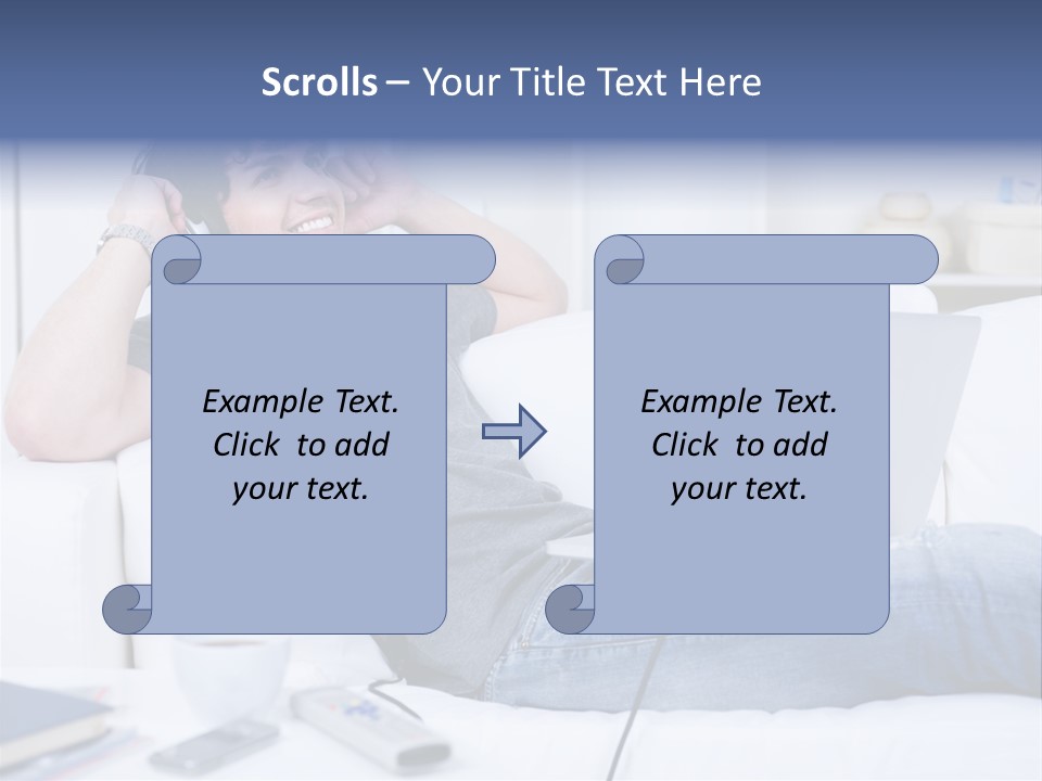 Gift Child Elephant PowerPoint Template