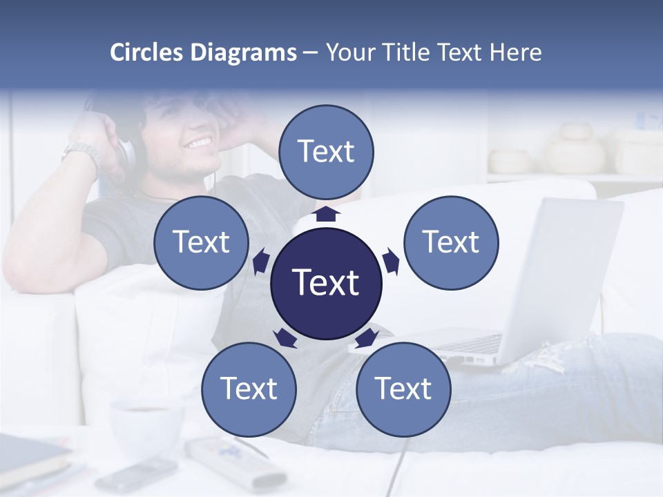 Gift Child Elephant PowerPoint Template