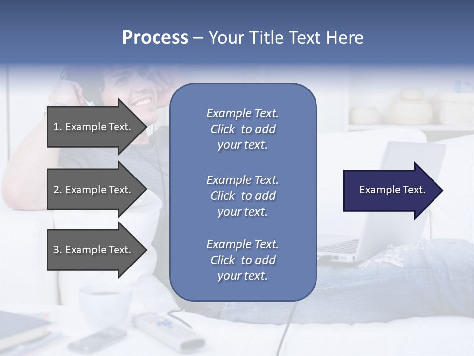 Gift Child Elephant PowerPoint Template