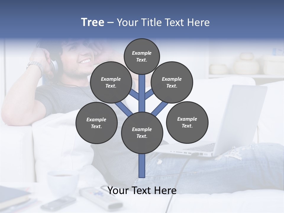 Gift Child Elephant PowerPoint Template