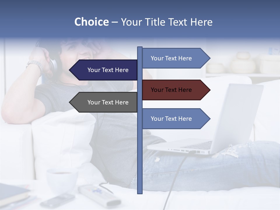 Gift Child Elephant PowerPoint Template