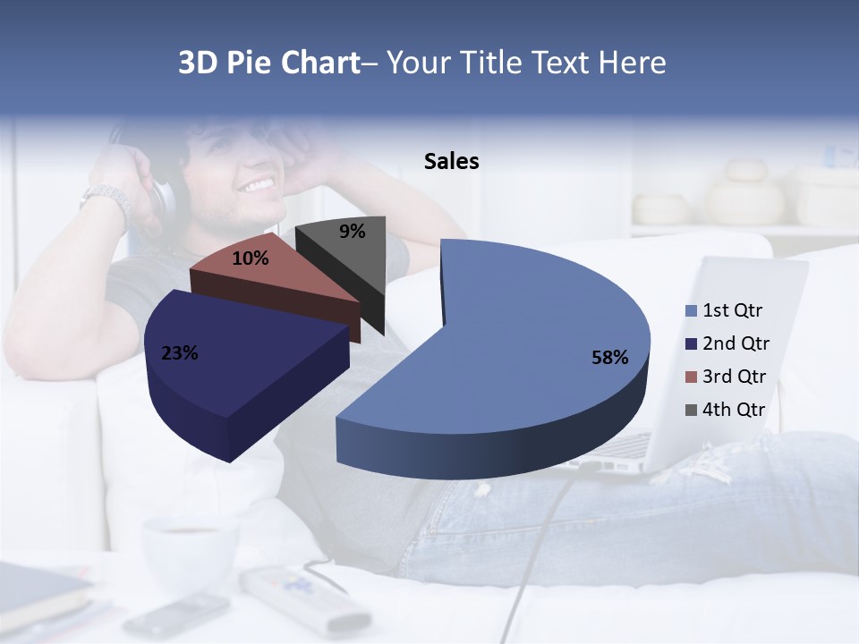 Gift Child Elephant PowerPoint Template