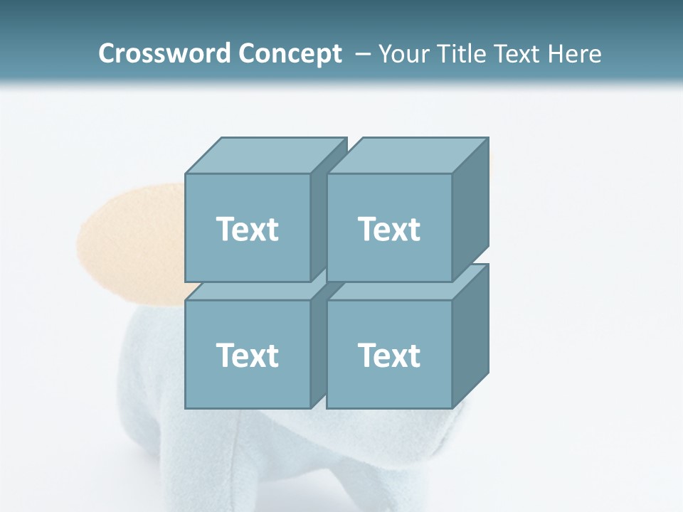 Gift Child Elephant PowerPoint Template