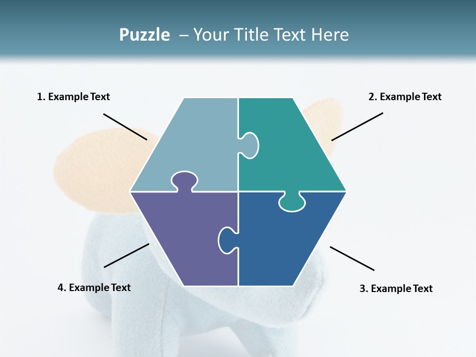 Gift Child Elephant PowerPoint Template