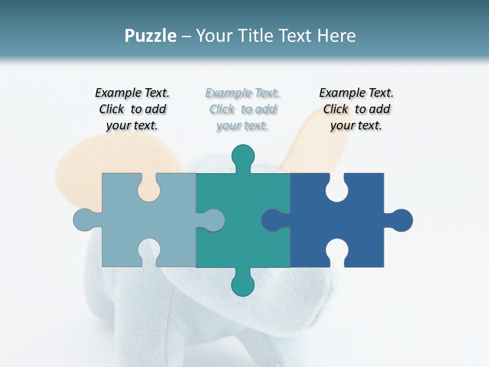 Gift Child Elephant PowerPoint Template