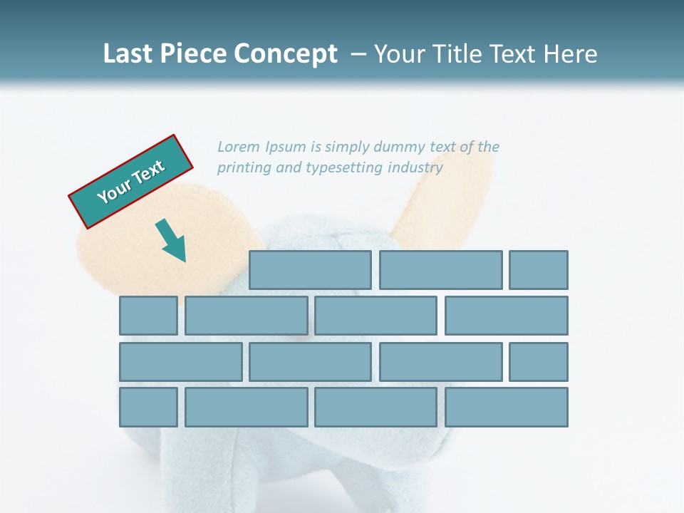 Gift Child Elephant PowerPoint Template