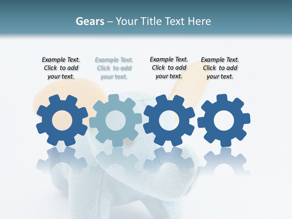 Gift Child Elephant PowerPoint Template