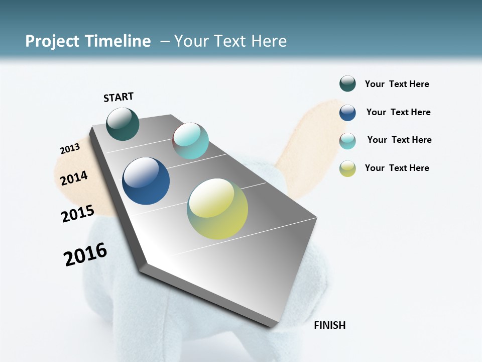 Gift Child Elephant PowerPoint Template