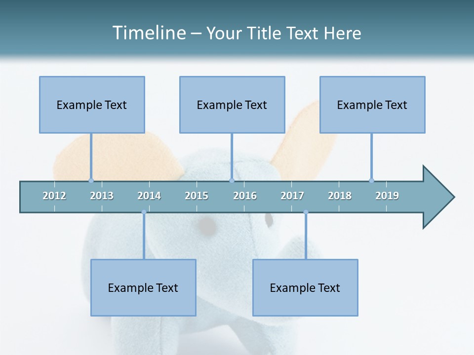 Gift Child Elephant PowerPoint Template