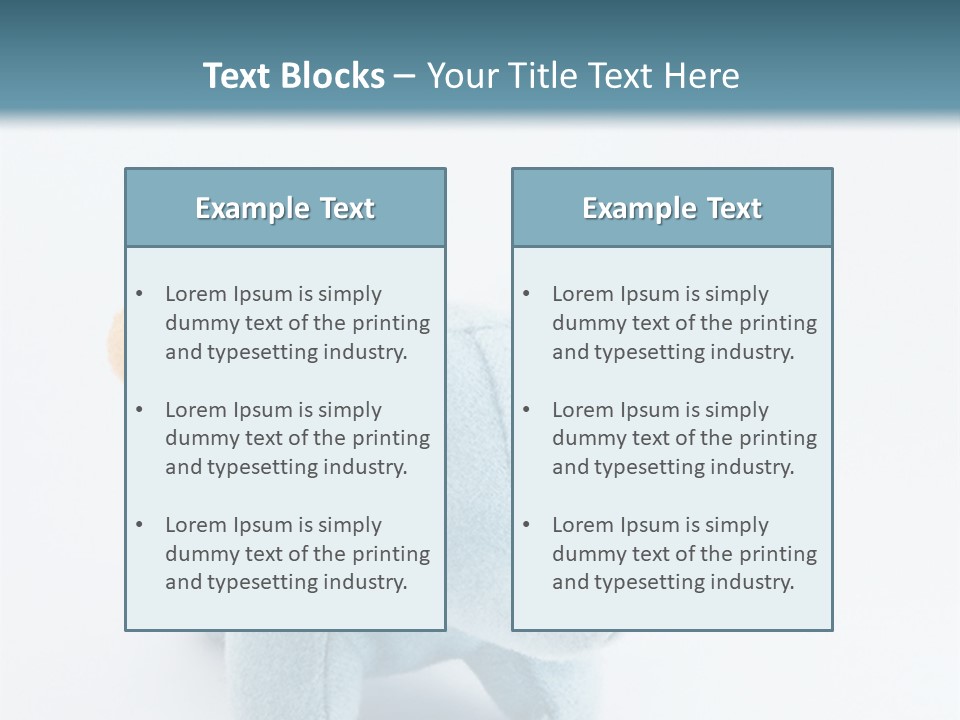 Gift Child Elephant PowerPoint Template