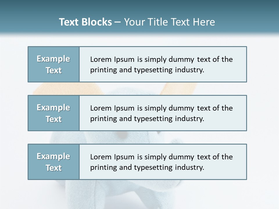 Gift Child Elephant PowerPoint Template