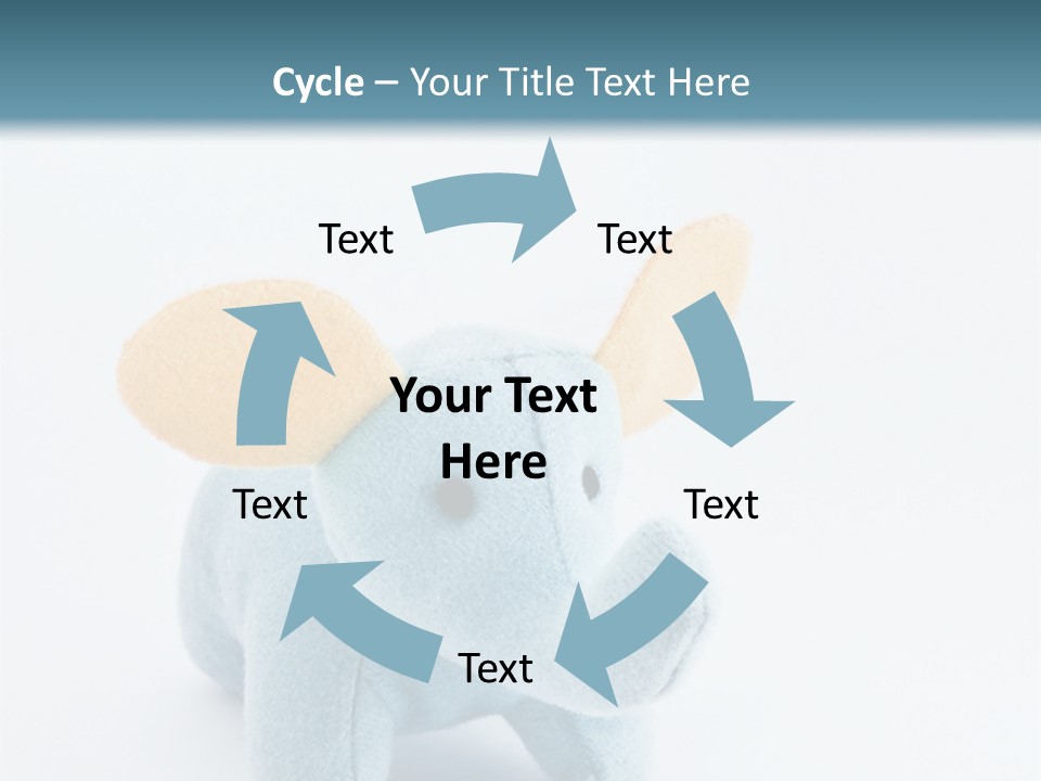 Gift Child Elephant PowerPoint Template