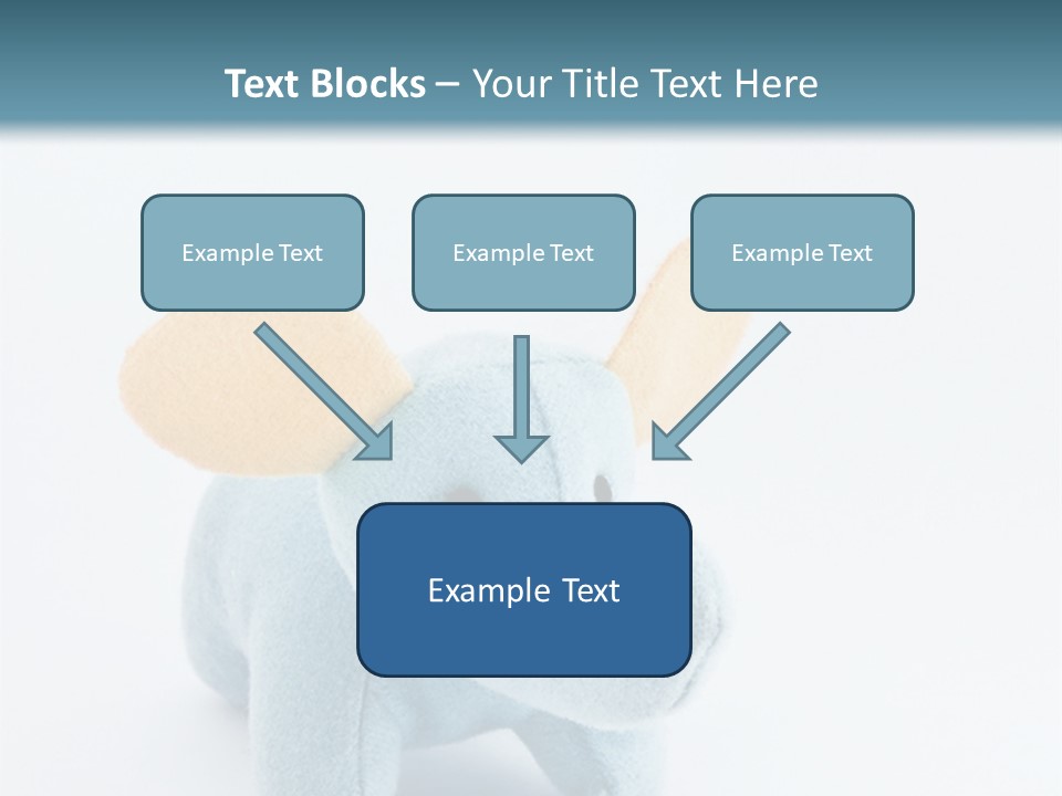 Gift Child Elephant PowerPoint Template