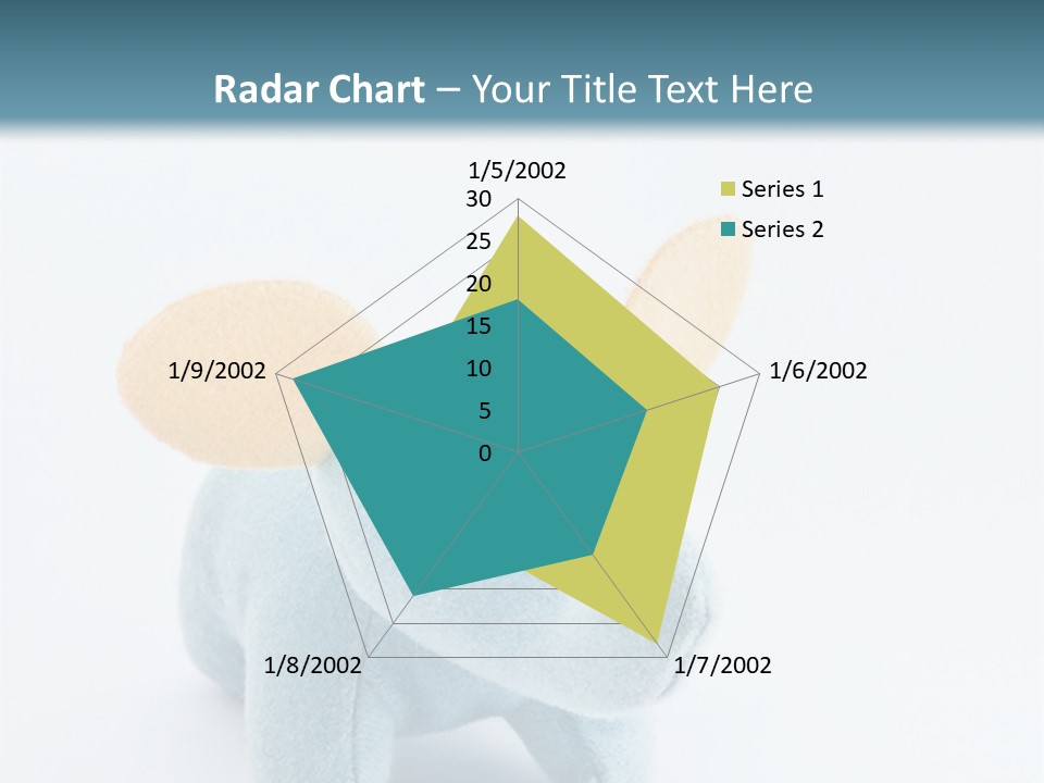Gift Child Elephant PowerPoint Template