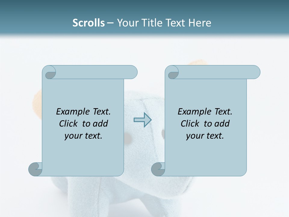 Gift Child Elephant PowerPoint Template