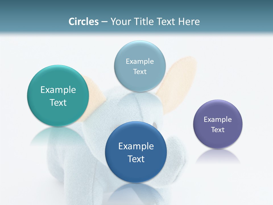 Gift Child Elephant PowerPoint Template