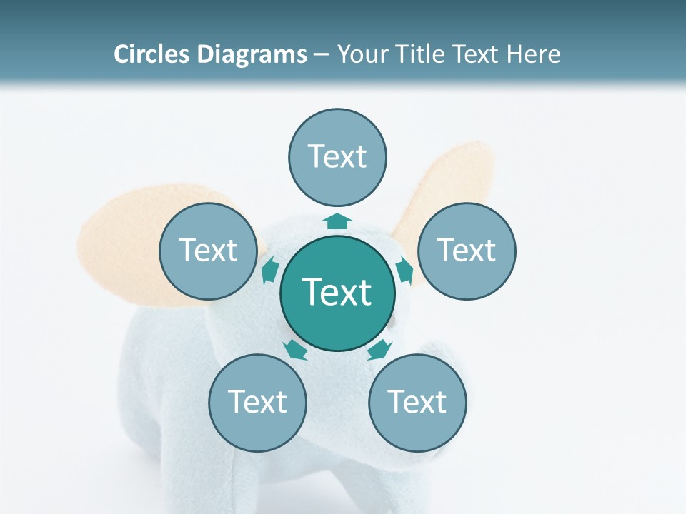 Gift Child Elephant PowerPoint Template