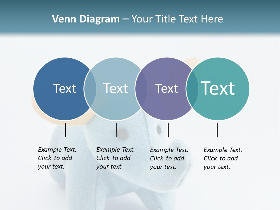 Gift Child Elephant PowerPoint Template