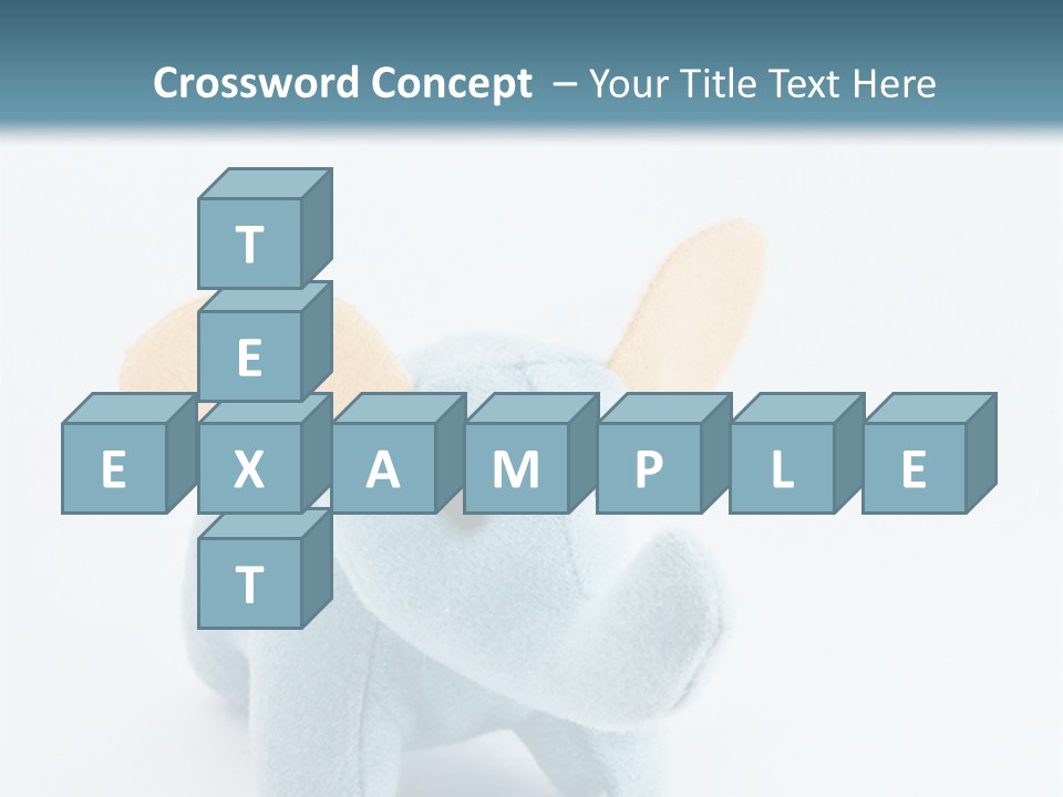 Gift Child Elephant PowerPoint Template