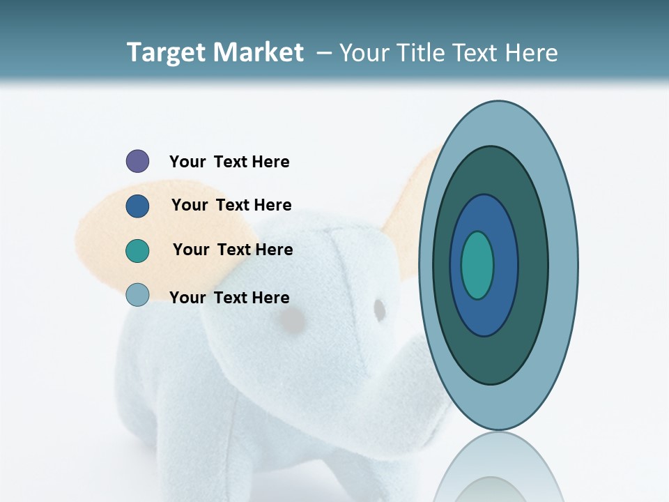 Gift Child Elephant PowerPoint Template