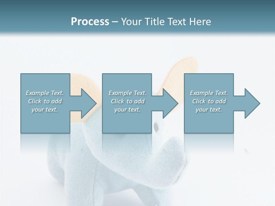 Gift Child Elephant PowerPoint Template