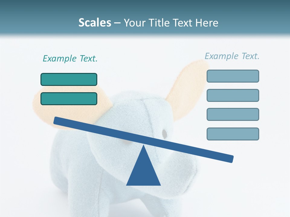 Gift Child Elephant PowerPoint Template