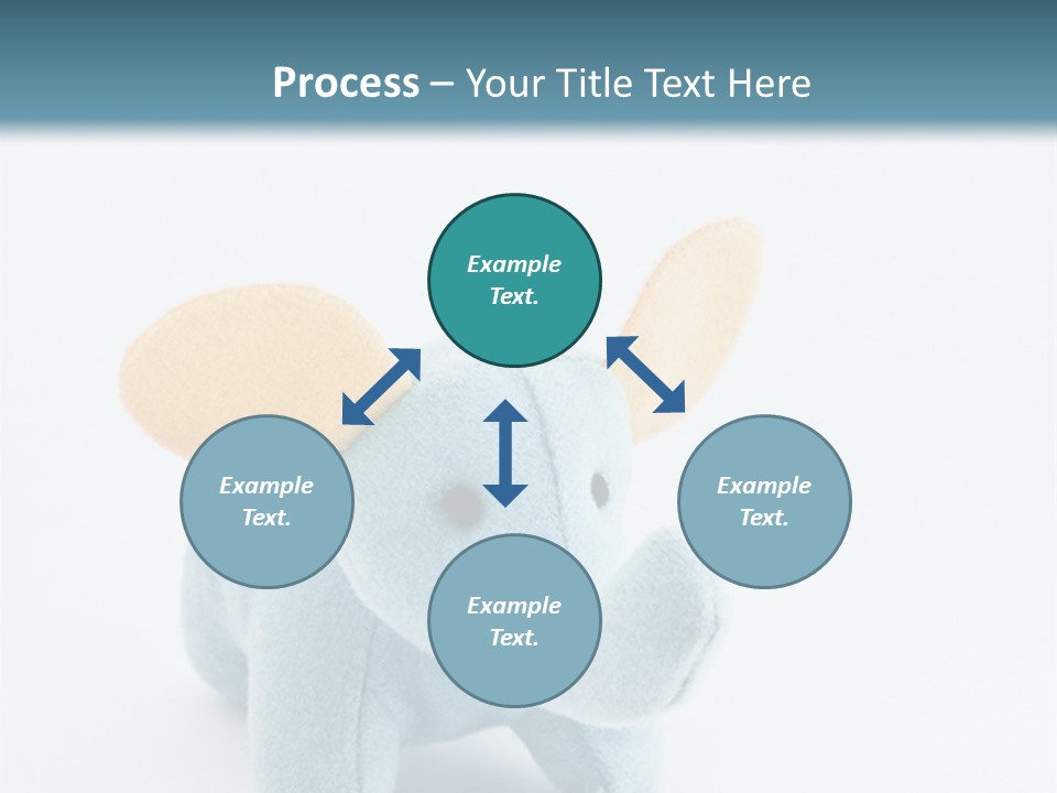 Gift Child Elephant PowerPoint Template