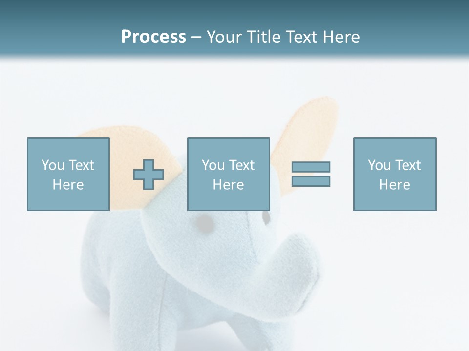 Gift Child Elephant PowerPoint Template
