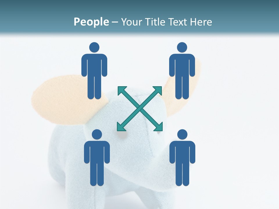 Gift Child Elephant PowerPoint Template