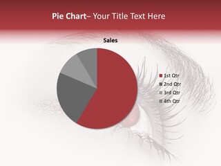 Makeup Staring Beast PowerPoint Template