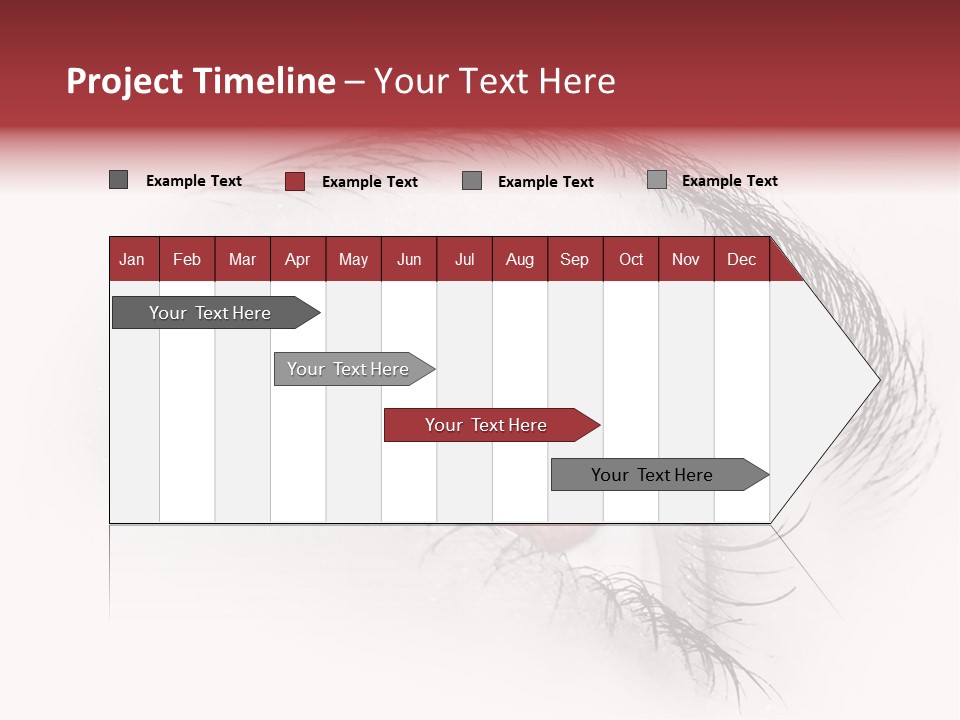 Makeup Staring Beast PowerPoint Template