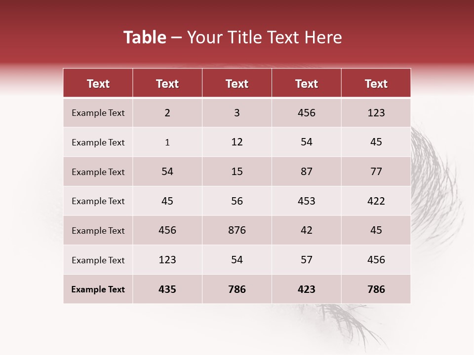 Makeup Staring Beast PowerPoint Template