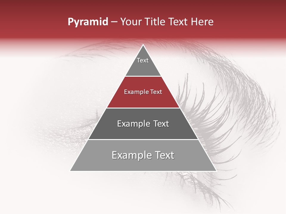 Makeup Staring Beast PowerPoint Template