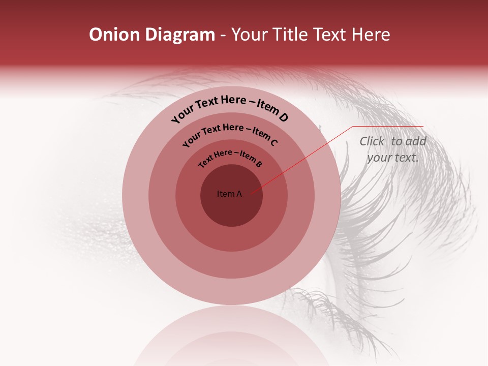 Makeup Staring Beast PowerPoint Template