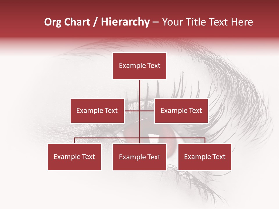 Makeup Staring Beast PowerPoint Template