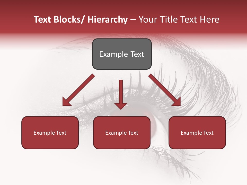 Makeup Staring Beast PowerPoint Template
